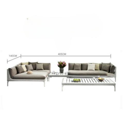 garden rattan sofa combination garden