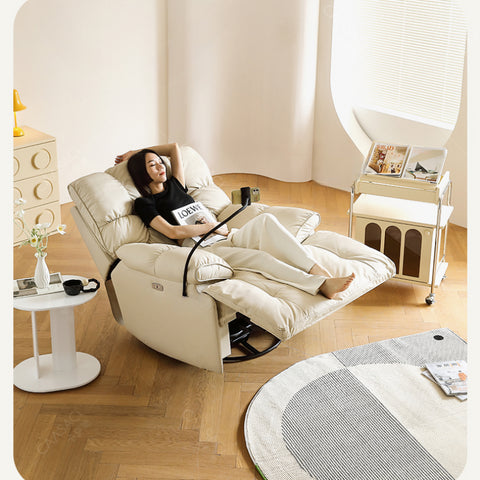 Single lazy living room modern electric function recliner sofa