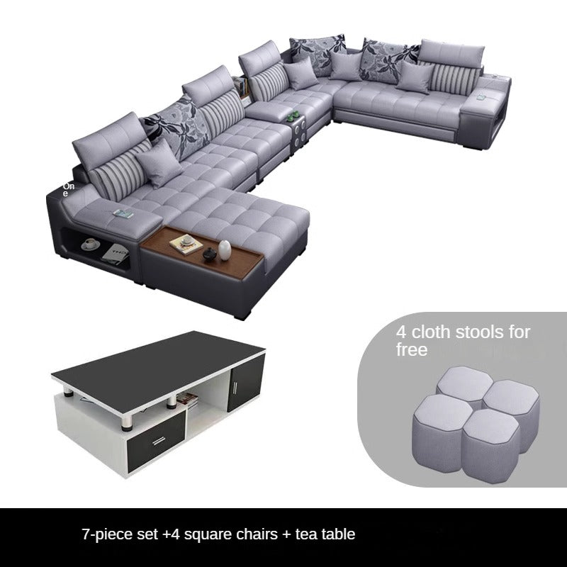 Modern minimalist multifunctional combination sofa