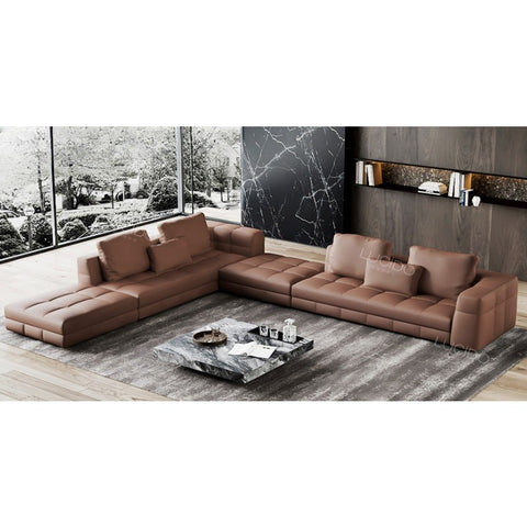 Italian suit leather sofa