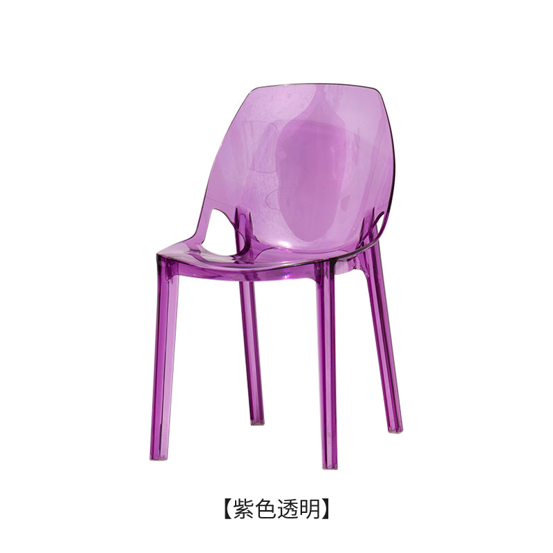 Nordic transparent stool acrylic modern simple crystal cosmetic chair Internet celebrityinsChair plastic dining chair