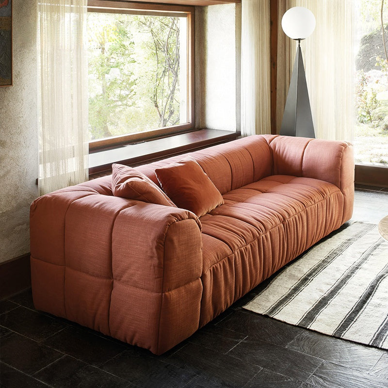 New Italian minimalist module fabric sofa personality matching combination