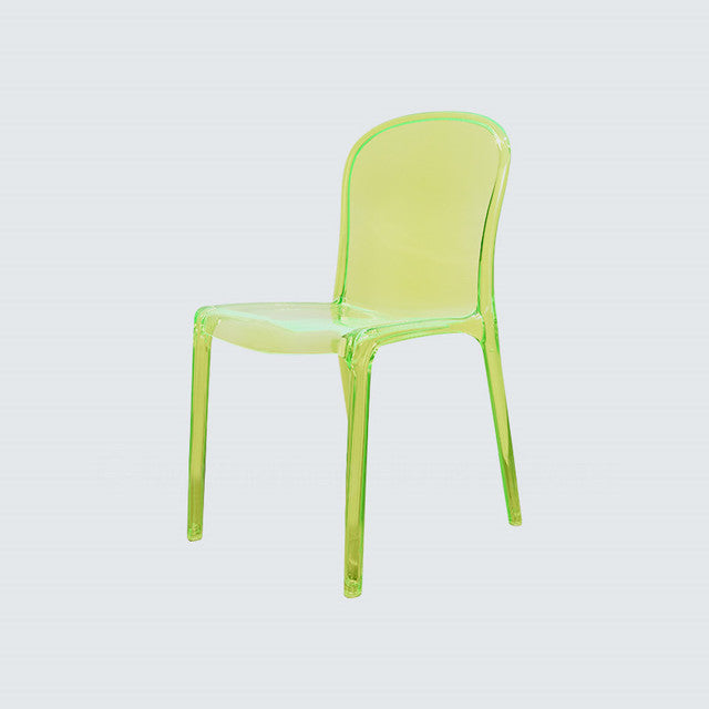 Nordic transparent stool acrylic modern simple crystal cosmetic chair Internet celebrityinsChair plastic dining chair