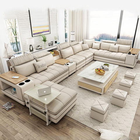 has music to play a function fabric living+room+sofa sectionals sofa set 7 seater