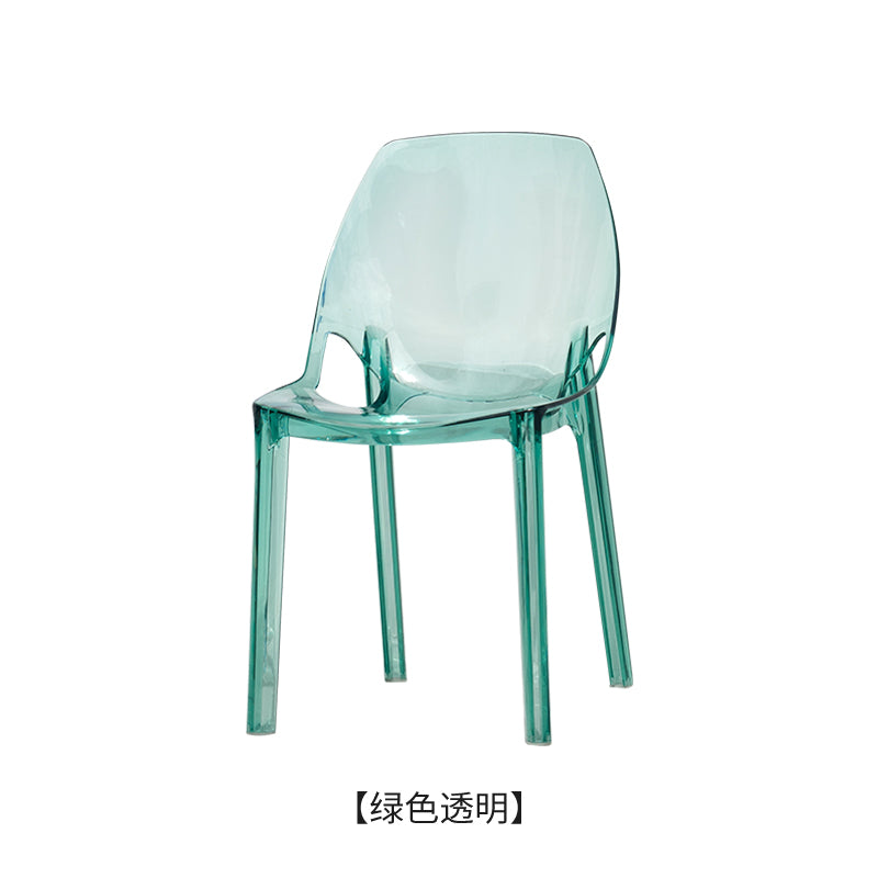 Nordic transparent stool acrylic modern simple crystal cosmetic chair Internet celebrityinsChair plastic dining chair