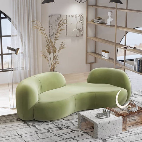 Italian Tateyama sofa sectional love seat sofa luxury modern designer curve shape living room furniture