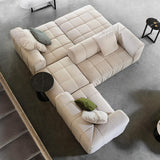 2022 New Italian minimalist module fabric sofa personality matching combination