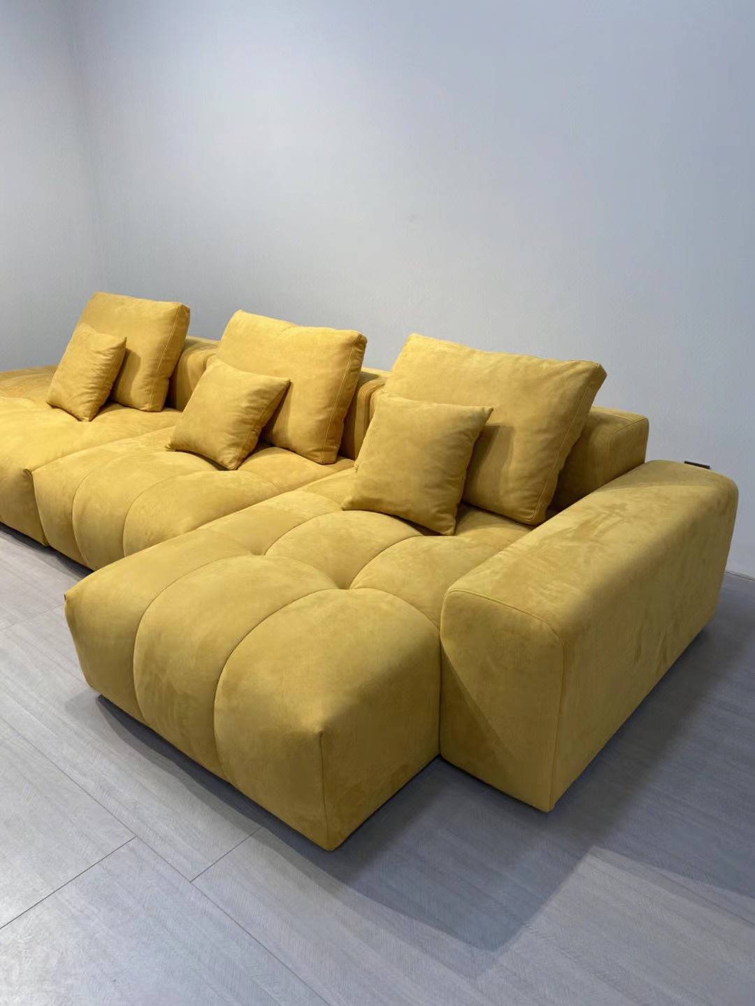 Italian modern living room furniture fabric module sectional couch sofa set