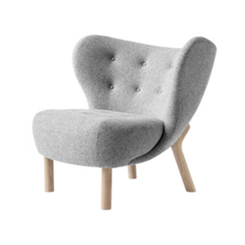 Nordic retro lamb wool leisure chair plush fabric designer single-seat sofa chair lazy bedroom Teddy Shu