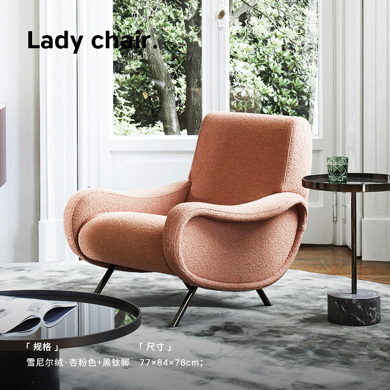 Modern minimalist Nordic Italian minimalistic personalized armchair/single-seat sofa chair chair