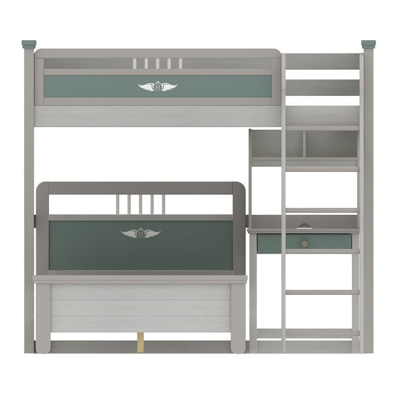 Height-adjustable bed multi-functional combination children's bed interlaced bunk bed upper and lower bunk adult combined bed