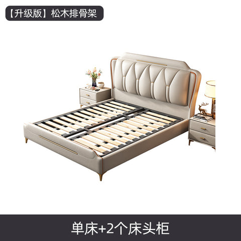 luxury bed master bed 1.8m double wedding bed