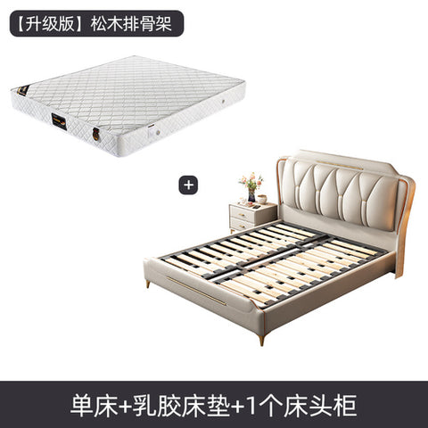 luxury bed master bed 1.8m double wedding bed