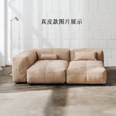 Nordic corduroy fabric modular sofa