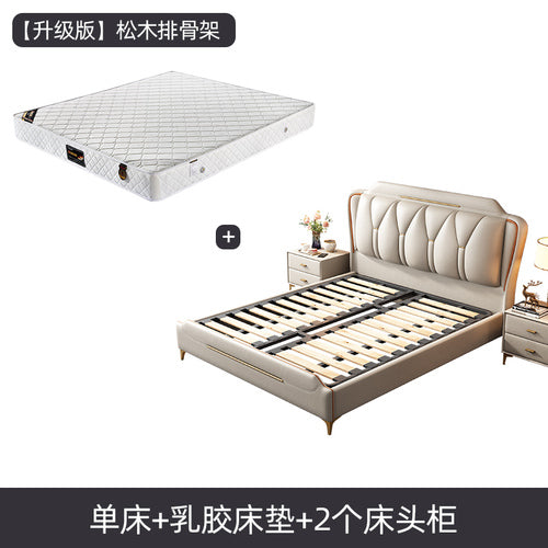 luxury bed master bed 1.8m double wedding bed