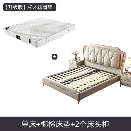 luxury bed master bed 1.8m double wedding bed